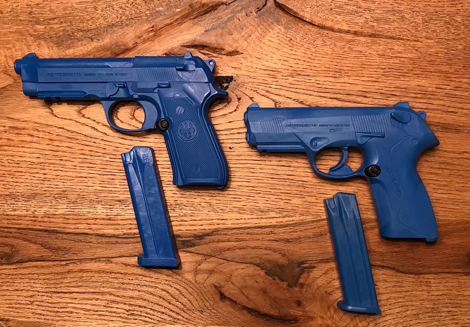 Pistolets et fusils d'entrainement